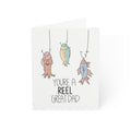 Father's Day Card — “You're a Reel Great Dad" Fishing Greeting Card
