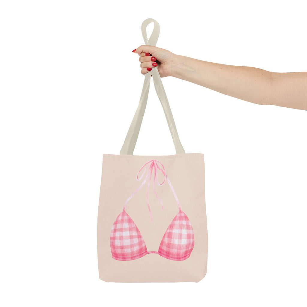 Pink Bikini Summer Tote Bag – Beach, Pool & Vacation Carryall