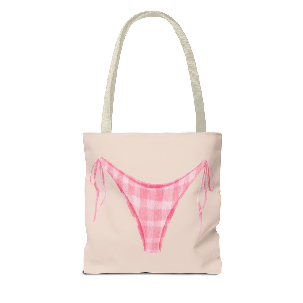 Pink Bikini Summer Tote Bag – Beach, Pool & Vacation Carryall